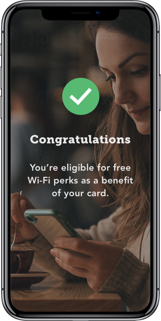 Boingo's loyalty program welcome page