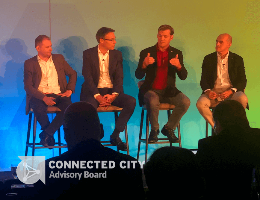 Boingo's CTO speaking at a Connected City event